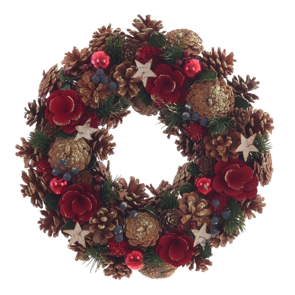 Изделие декоративное Венок 33х8х33см арт.808815 по цене 