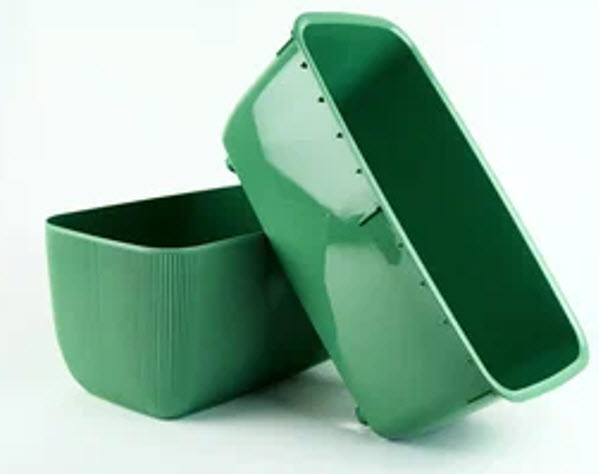 Ящик балконный с дренажной системой Фабио ВипСет 9,5л зеленый арт.АМBF-9,5-08 по цене 