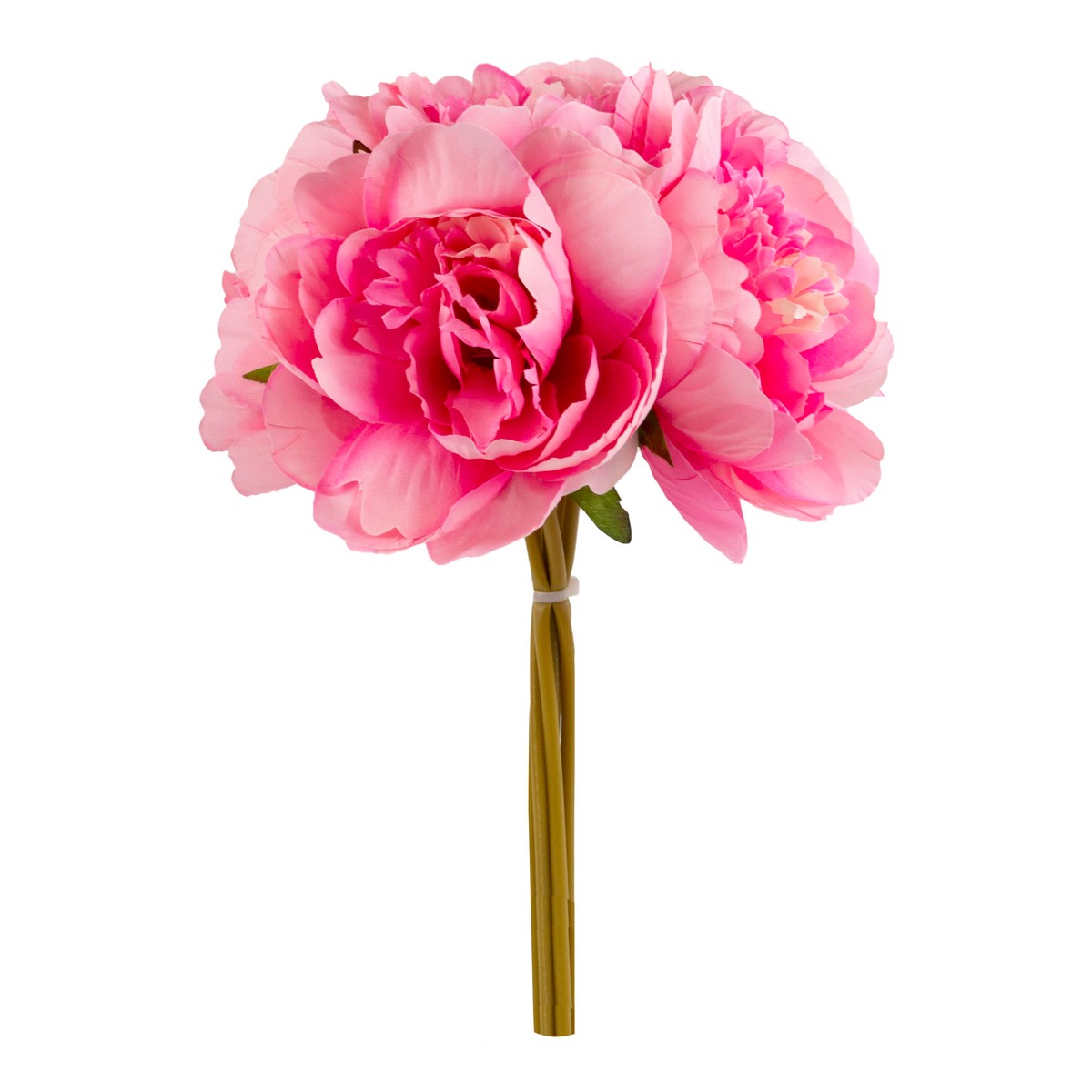 Букет пионов светло розовый 30см по цене 