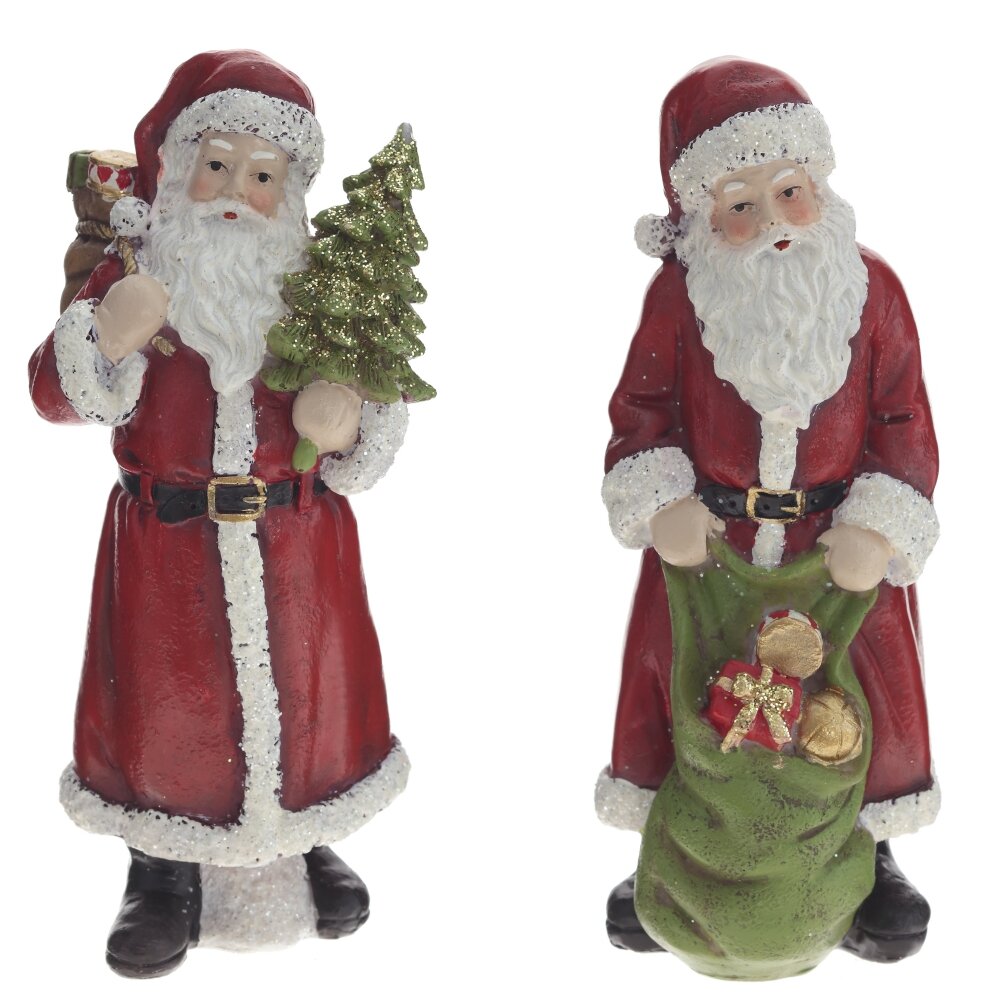 Фигурка декоративная Дед Мороз 9х7х18см полимерные материалы арт.779177 по цене 