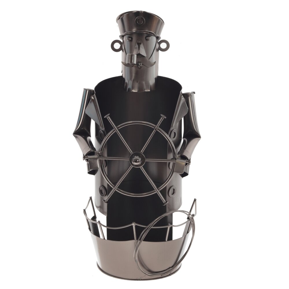 Подставка для бутылки Моряк 13х12x19,5см, металл арт.797241 по цене 