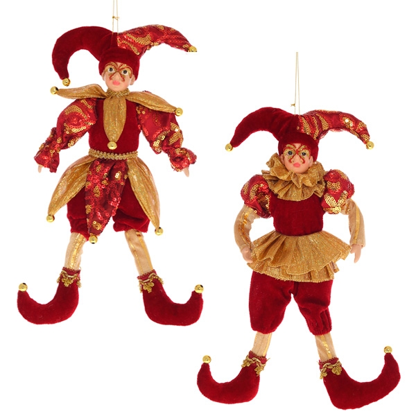 Фигурка декоративная Клоун 15х10х37см 2в. арт.237033 по цене 