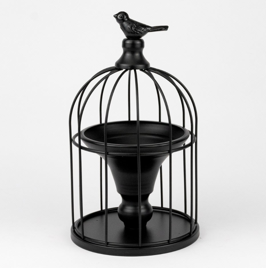 Клетка на подставке металл 29х12х12см, цв. в асс. по цене 