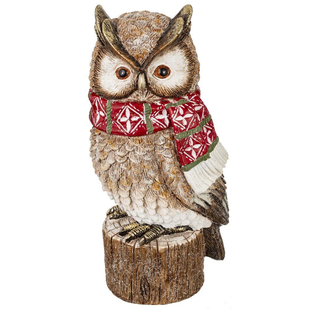 Фигурка декоративная Сова 11х11х23см арт.824072 по цене 
