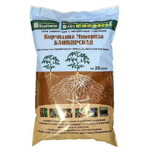 Стимулятор корнеобразования БашИнком Кормилица Микориза универсальная 10л по цене 