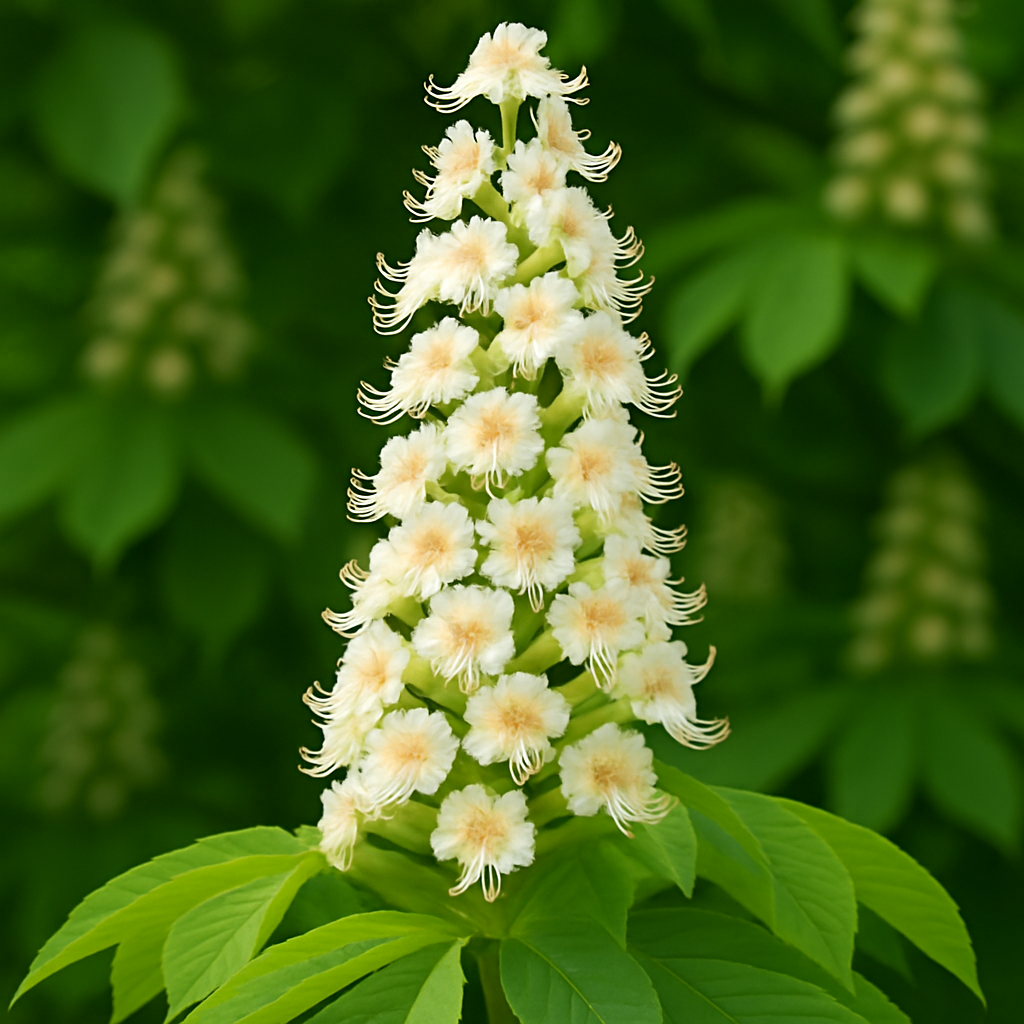 цветение каштана