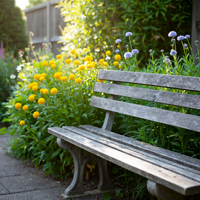 цветы сухоцветы в саду