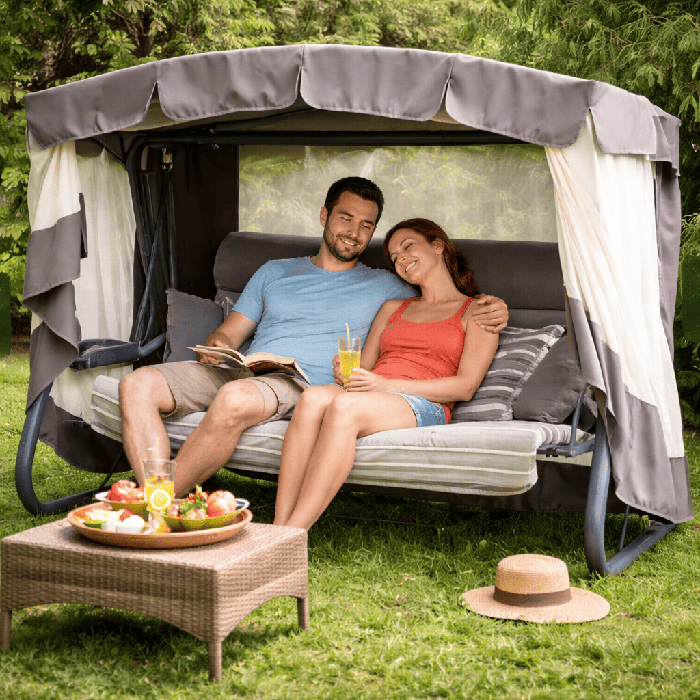 садовые качели для дачи