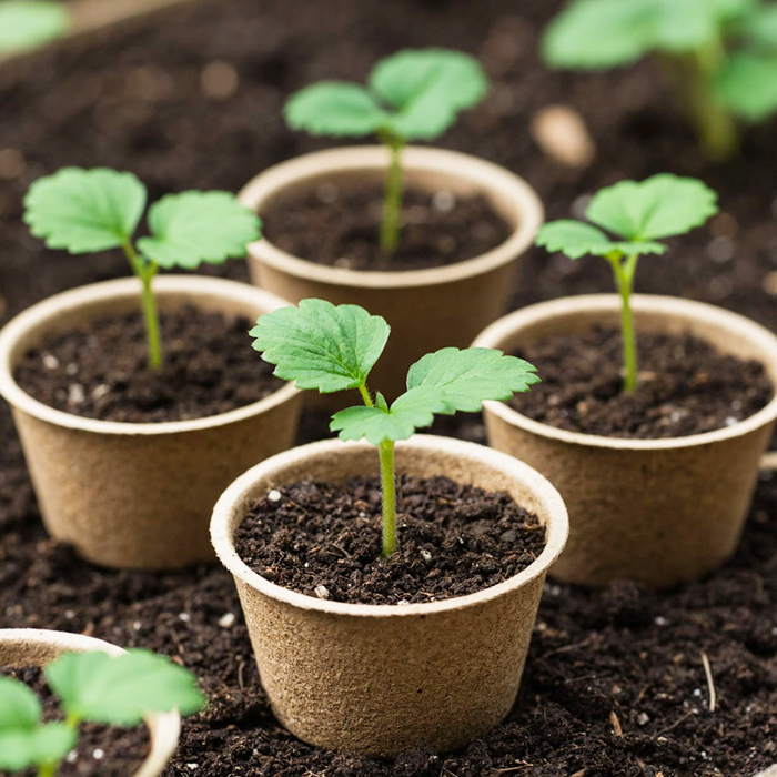 рассада клубники в торфогоршках.jpeg рассада клубники в торфогоршках