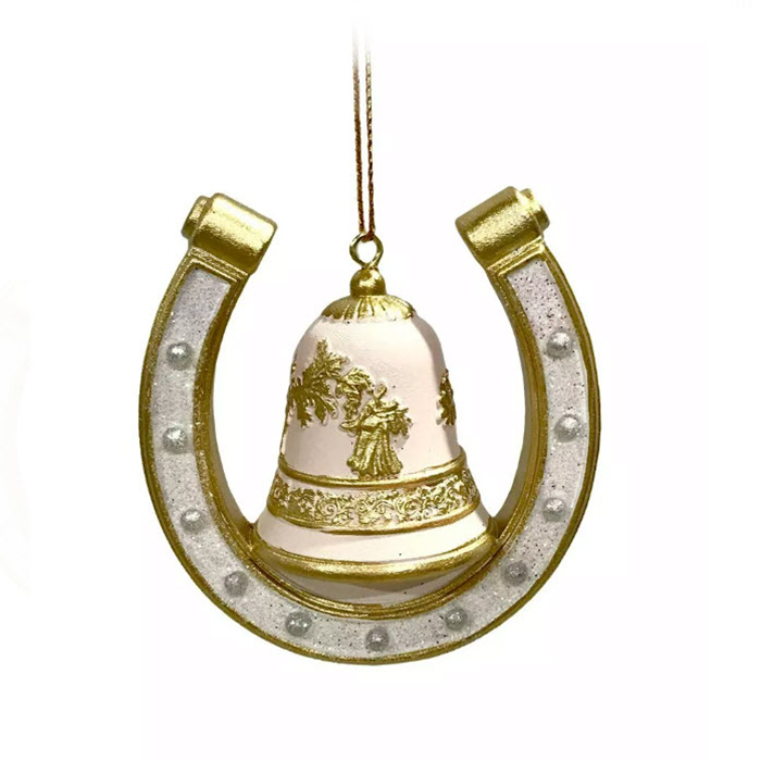 Украшение новогоднее Подкова 2,5x7,5x7см арт.95508 Украшение новогоднее Подкова 2,5x7,5x7см арт.95508