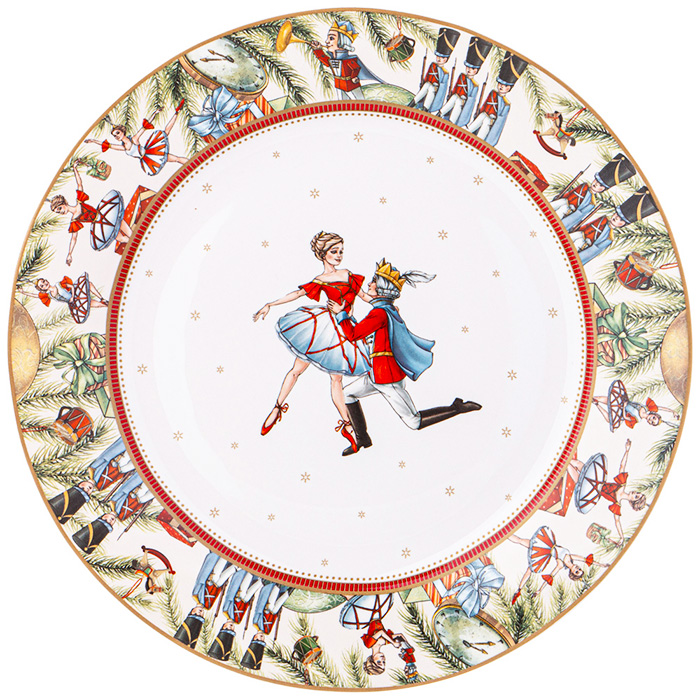 терелка новогодняя Щелкунчик 