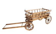 Фигура садовая Телега средняя Комплект-Агро290х85х95см дерево, сосна по цене 