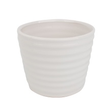 Кашпо для растений 9,6х11,8см белый, керамика арт.266069 по цене 