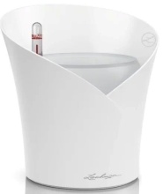 Кашпо с автополивом Лечуза Орхидея 1л белый, пластик арт.13960 по цене 