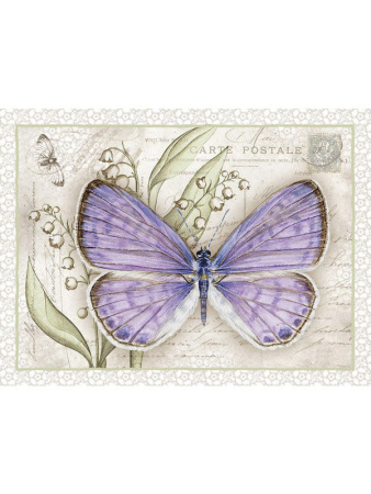 Картина - репродукция  Сиреневая бабочка арт.44491