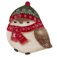 Блюдо Сова 19х23х4см 2в., керамика арт.821719 по цене 