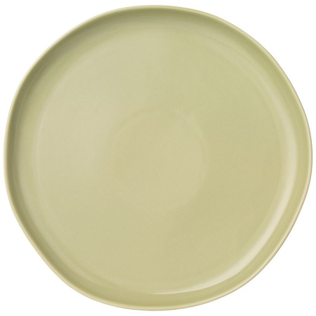 Тарелка обеденная Лефард Тренди 25см фарфор зеленая