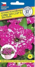 Семена петуния мультифлора Дот стар F1 Дип Пинк 7др Престиж 