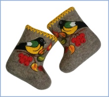 Валенки детские серые Снегирь и рябина 30р по цене 