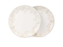 Набор тарелок закусочных Сосновые шишки 2шт 20,7см, керамика арт.230-517 по цене 