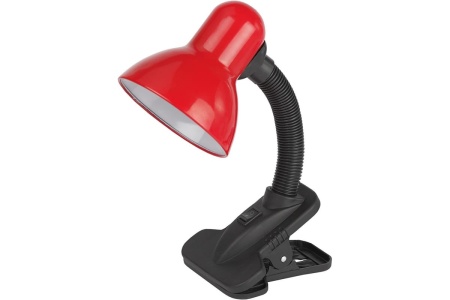Настольный светильник ЭРА N-102-E27-40W-R красный