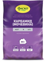Удобрение сухое Фаско Карбамид минеральное 0,8кг по цене 