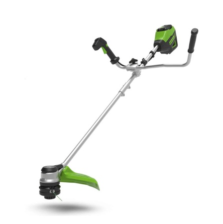 Триммер аккумуляторный 60V 40см бесщет. (АКБ 4Ач и ЗУ) Greenworks 2108407UB