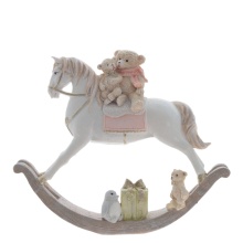 Фигурка декоративная Лошадка-качалка 20,5х4,5х17см арт.811109 по цене 