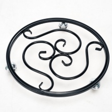 Подставка под цветы напольная из трубки соединение черный арт.21-005B по цене 