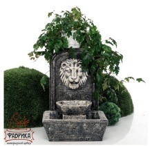 Фонтан малый Львиная голова 34х43х60см, стеклопластик арт.U09072 по цене 