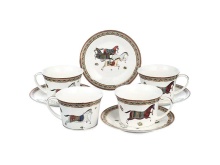 Набор чайный Лефард Пассаж на 4пер 8пр 250мл, фарфор арт.760-841 по цене 