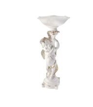 Фигура Ангел держит чашу слева 46х20х18см, полистоун арт.F1321 по цене 