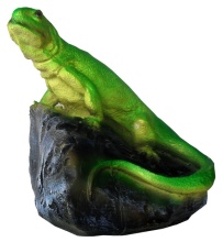 Фигура Ящерица на камне 16х16см, полистоун арт.ФП418 по цене 