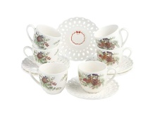 Набор чайный Лефард Празднование на 6пер 12пр 250мл, фарфор арт.441-044 по цене 