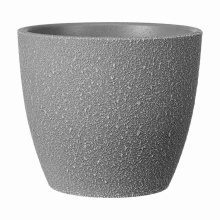 Кашпо Саванна серый бутон 44см, бетон по цене 