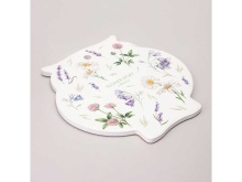 Подставка под горячее Агнесс История цветов 16x16x1см, керамика арт.358-2189 по цене 