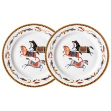 Набор тарелок закусочных Лефард Пассаж 2шт 22,5см, фарфор арт.760-862 по цене 