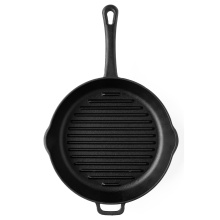 Сковорода-гриль литая с ручкой 28см чугунная арт.0428 по цене 