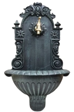 Колонка садовая для воды из алюминия серый 37х19х61см арт.GLQ 288 (Grey) по цене 