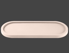 Подставка Амалия 2,1х42,5х16см пудровый, пластик арт.КШ-0718 по цене 