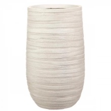 Кашпо Роу Высокое 13л 26х45см слоновая кость, файберстоун арт.ROWEV26-AW по цене 