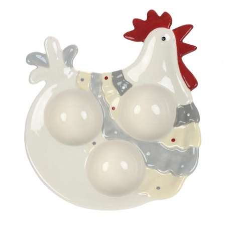 Тарелка для яиц Курочка 15х15х4см