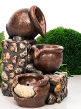 Фонтан Кувшины у стены 30х34х50см, стеклопластик арт.U09202 по цене 