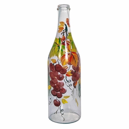 Бутылка руч.роспись 1л, виноград