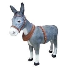 Фигура декоративная Ослик, полистоун 95х35х94см по цене 