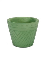 Кашпо ВипСет Прованс, гипс зеленый 0,34л по цене 