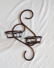 Подставка для цветов настенная Муза на 2 цветка 37х20х57см арт.К35 по цене 