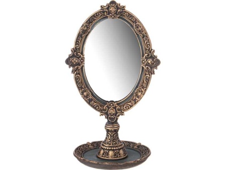 Зеркало настольное Рококо 15,5х12,7х17см арт.504-419