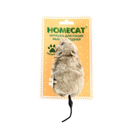 Игрушка Хоумкет для кошек мышь заводная 7х15см