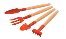 Набор садовых инструментов Трамонтина совок рыхлитель совок для прополки вилка посадочная арт.Б00545 по цене 